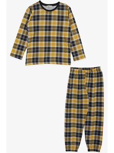 Пижамный комплект для мальчика с круглым вырезом и длинными рукавами Breeze, смешанный