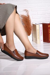Удобные повседневные туфли для мам с гелевым каблуком Comfort P 72-1 Woggo, шоколадно-коричневый