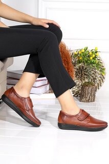 Удобные повседневные туфли для мам с гелевым каблуком Comfort P 23 Woggo, шоколадно-коричневый