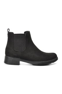 220202 Черные замшевые женские ботинки челси Ayakmod