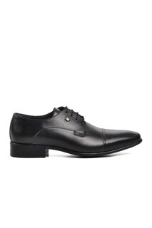 2239-4 Черные мужские классические туфли из натуральной кожи Fosco