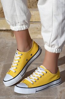 2250 Ежедневная льняная женская спортивная обувь Woggo, желтый