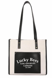 Женская сумка на руку и через плечо Lucky Bees, черный