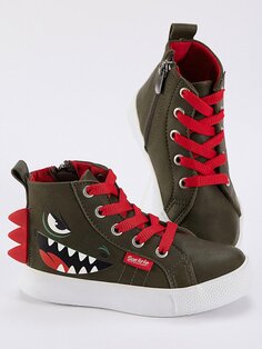 Кроссовки для мальчиков с динозаврами, спортивная обувь Denokids