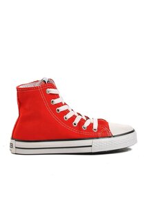 231903-F Красные кроссовки для девочек до щиколотки Bulldozer