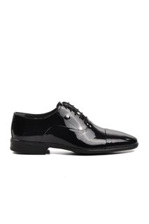 2805 Черные мужские классические туфли из лакированной кожи из натуральной кожи Fosco