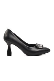 289200 Черные женские туфли на каблуке Ayakmod