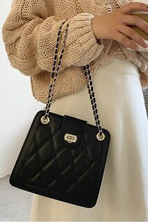Женская сумка через плечо Morutan с цепочным ремешком BP-4523O BİPANYA, черный