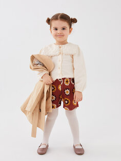 Кружевные шорты и колготки с вышивкой для маленьких девочек, 2 шт. LCW baby