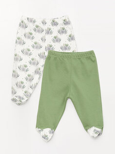 Пижамы для маленьких девочек, пижамные штаны с эластичной резинкой на талии, 2 предмета LUGGI BABY, зеленый