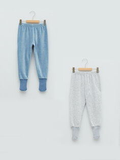 Пижамы для маленьких мальчиков, пижамные штаны с эластичной резинкой на талии, 2 предмета LCW baby