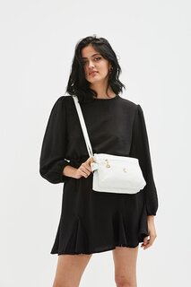 Женская сумка через плечо Vito с 3 проушинами и длинным ремешком, белая Minebag