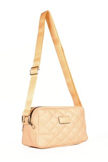 Женская сумка через плечо и через плечо со стеганым ремнем и двойным отделением (20623) Luwwe Bags, норка