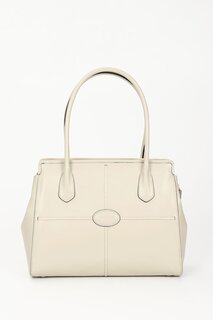 Женская сумка через плечо и сумка большого размера из натуральной кожи BEIGE Platinum B3495 GÖNDERİ(R)