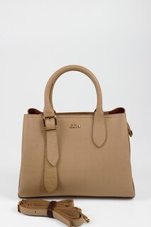 Женская сумка через плечо и сумка среднего размера Q5353 GÖNDERİ(R), бежевый