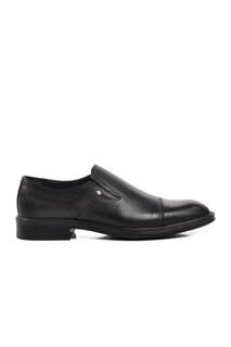 378-24K Черные мужские классические туфли из натуральной кожи Ayakmod