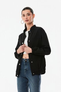 Куртка с двойными карманами и кнопками Fullamoda, черный