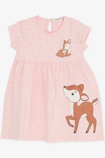Платье для девочек Cute Gazelle с принтом лосося меланж (1,5–5 лет) Breeze