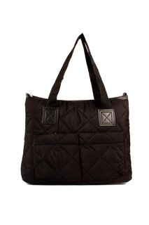 Женская сумка через плечо макси-размера из парашютной ткани с передним отделением (10783) Luwwe Bags, черный