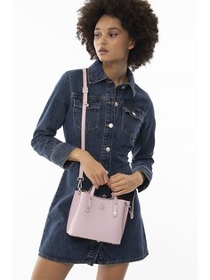 Женская сумка через плечо с принтом под кожу BENETTON, розовый