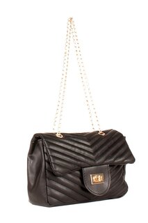 Женская сумка через плечо с ремешком-цепочкой (20600) Luwwe Bags, черный