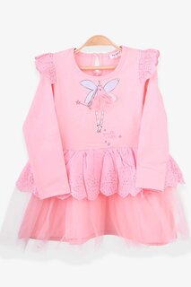 Платье для маленьких девочек, тюлевое, кружевное, с принтом лосося для девочек (1,5 года) Breeze