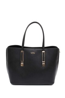Женская сумка через плечо среднего размера Q5481 GÖNDERİ(R), черный
