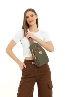 Женская сумка через плечо цвета хаки 05Bhpc8001-Hk BH POLO CLUB