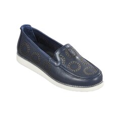 7890 Темно-синие женские классические туфли из натуральной кожи Voyager