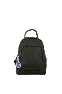 Мини-рюкзак с овальным карманом Bagmori, черный
