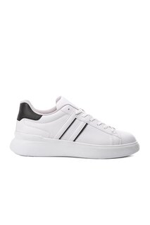 Bst-B284 Бело-черная мужская спортивная обувь Ayakmod