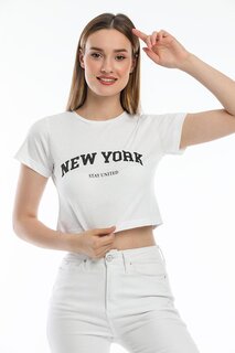 Женская футболка с принтом «Нью-Йорк» SPR21Y15 Süperlife, белый