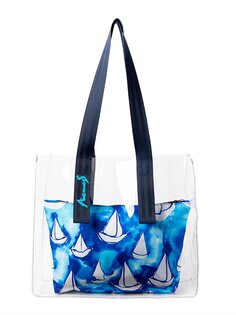 Прозрачная сумка для покупок и пляжа Yelken Anemoss