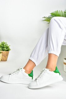 M610275509 Бело-зеленые женские кроссовки Fox Shoes