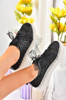 M973512506 Черные женские кроссовки Fox Shoes