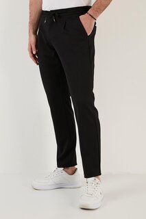 Хлопковые брюки с завязками на талии, удобный крой, прямые брюки с нормальной талией 216FERICO Buratti
