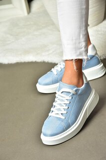 P848231410 Синие/Белые женские кроссовки Fox Shoes