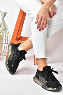 P973516802 Черные женские кроссовки Fox Shoes