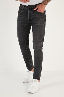 Хлопковые джинсы скинни с нормальной талией 1118J11NAPOLI Buratti