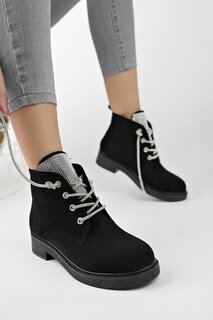 Женские ботинки SPARK Stone на шнуровке Muggo, черный-антрацит