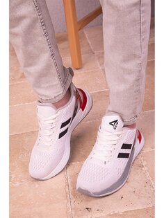 Мужская спортивная обувь для активного отдыха на шнуровке с принтом Soho Exclusive, белый