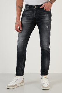 Хлопковые джинсы скинни узкого кроя с нормальной талией 1115M140NAPOLI Buratti