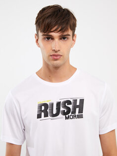 Мужская спортивная футболка с круглым вырезом и короткими рукавами XSIDE, белый