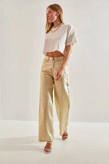Женские брюки с металлизированным покрытием SHADE