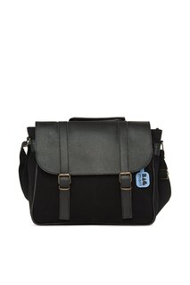 Холщовая сумка с чехлом и двойным ремнем Bagmori, черный