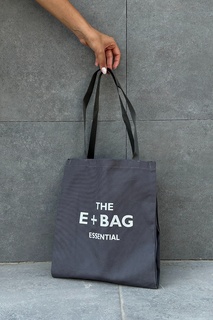 Холщовая сумка-шоппер ASB006 A Teen Project, антрацит