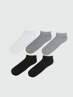 Простые мужские носки-пинетки, 5 шт. LCW ACCESSORIES