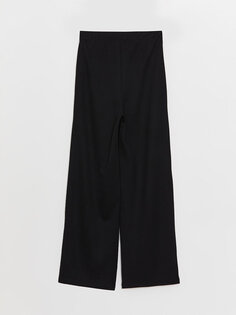 Простые широкие женские спортивные штаны с эластичным поясом LCWAIKIKI Classic, новый черный