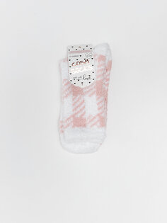Женские домашние носки с рисунком LCW DREAM, экрю