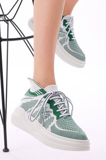 Женские зеленые удобные кроссовки на шнуровке TONNY BLACK, зеленый